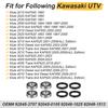 2 Set Front Wheel Bearings & Seals Kit For Kawasaki Mule 3000 KAF620 2001-2008 Mule 4000 KAF620 2009- 92045-3707 92045-0105