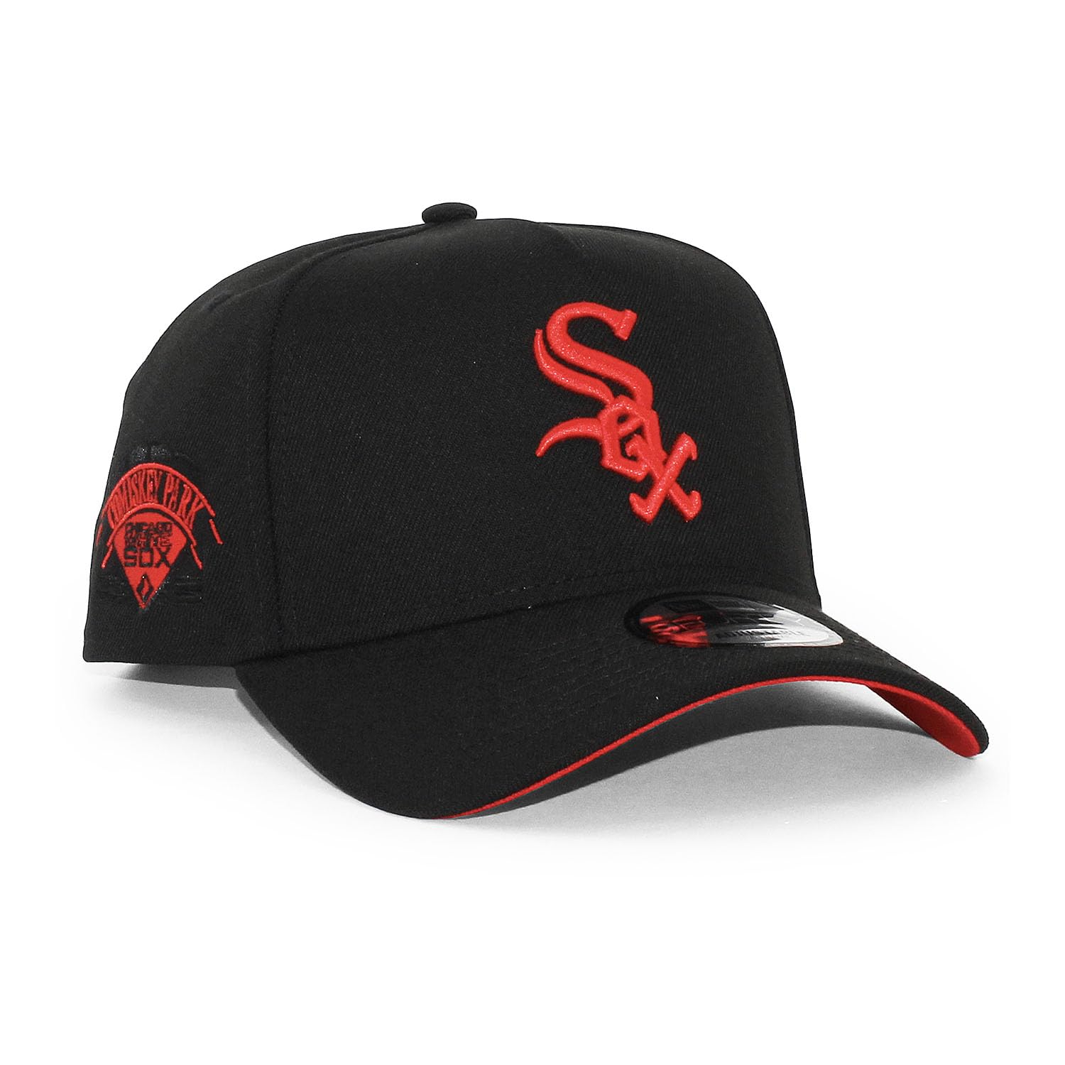 

[New Era] EU exclusive cap 9FORTY snapback Chicago White Sox MLB COMISKEY PARK RED BRIM A-FRAME SNAPBACK CAP CHICAGO WHITE SOX baseball 940 hat AF