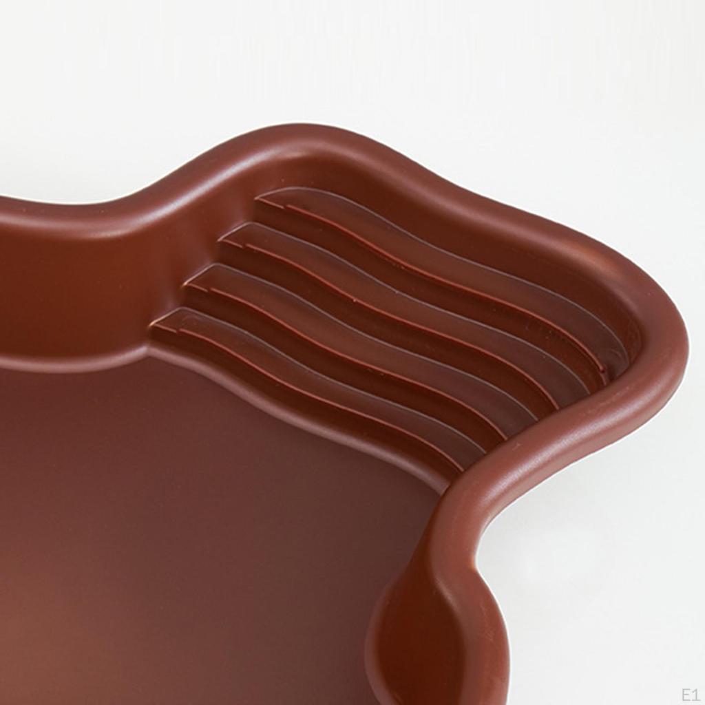 Reptile Bathing Dish Pool Feeding Habitat Decor Turtle Water for Snake Bearded