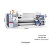 JZDASI Precision Mini Lathe for Metal & Woodworking with Shearing Function CN Plug (adapter Included)