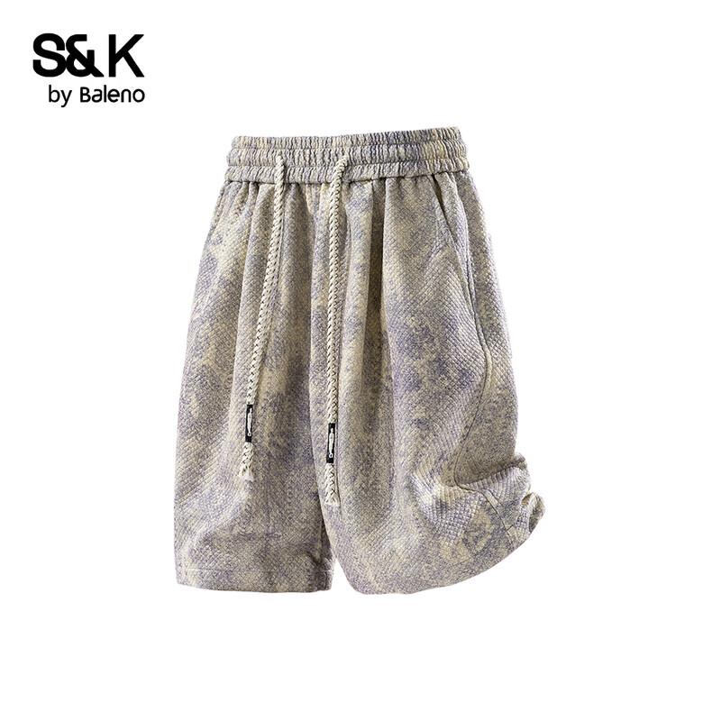 Baleno S&K Men s Tie-Dye Casual Shorts 4XL