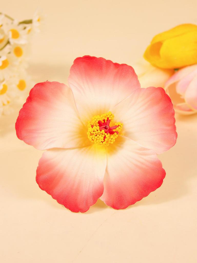 9cm EVA Frangipani Hibiscus Havajská Kvetinová Brošňa Pokrývka Hlavy Sušené Kvetinové Doplnky