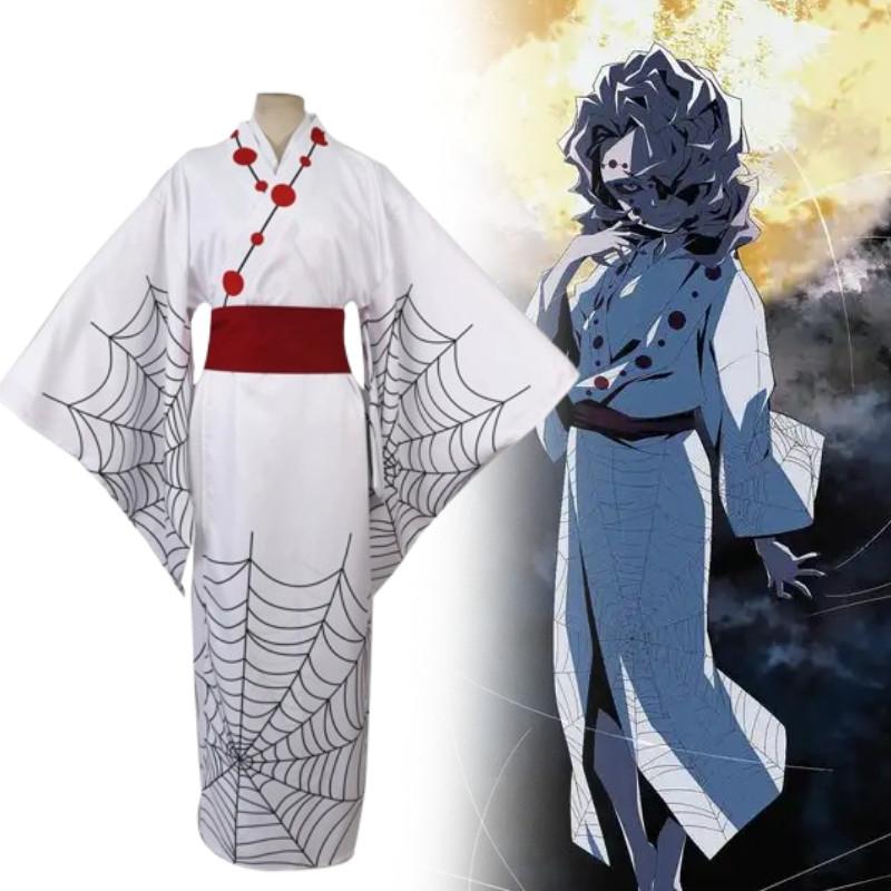 Twelve Demon Slayer Kizuki Rui Cosplay Costume Dress Halloween Performance Party