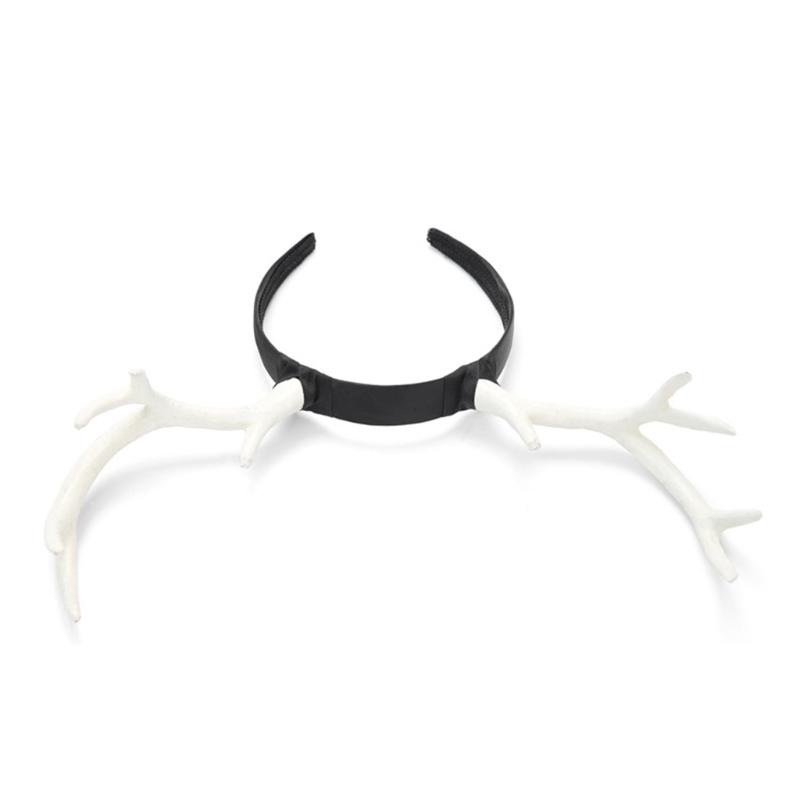 Antlers Headband Halloween Elk Headwear for Halloween Party Wear Deer Horn Hair Band Christmas Headpiece Party Supplies