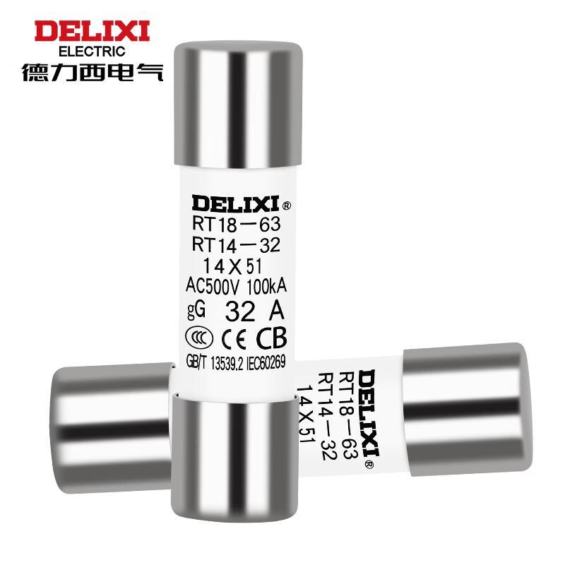 DELIXI Electric RT14 Cylindrical Cap Fuse