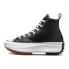 New Run Star Hike Hi Black Leather White A04292C