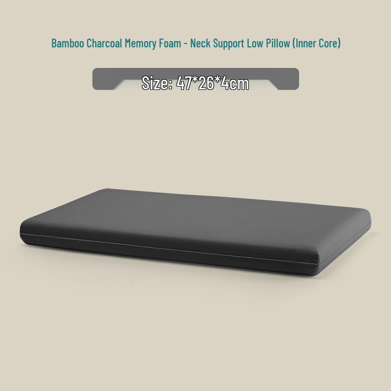 

Ультратонкая мягкая низкая подушка для поддержки шеи ребенка – Пена с памятью, Идеально подходит для студенческих общежитий 47*26*4cm