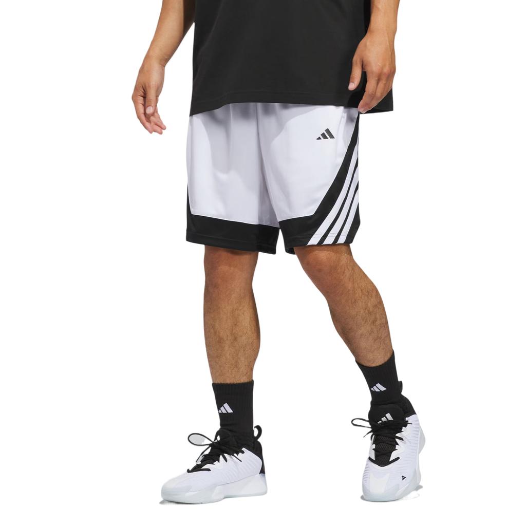 Adidas Basketball Shorts Men's White/Black Moderate KC7388