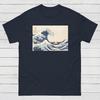 Maglietta Ukiyo-e: Grande Onda di Hokusai, Arte del Monte Fuji