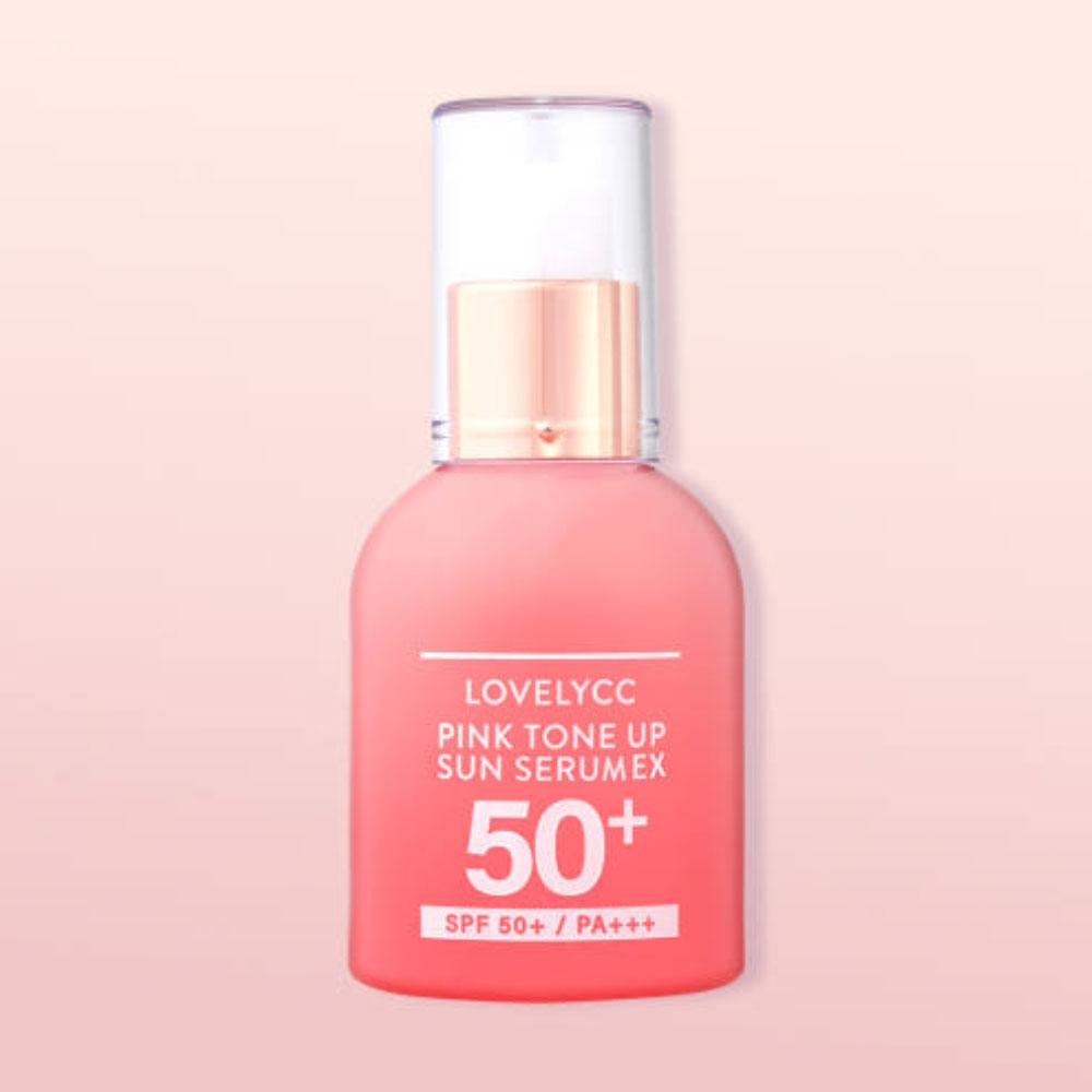 Lovely CC Pink Tone Up Sun Serum 30g SPF50+ PA+++, Sun Serum 30g 1 Pc.