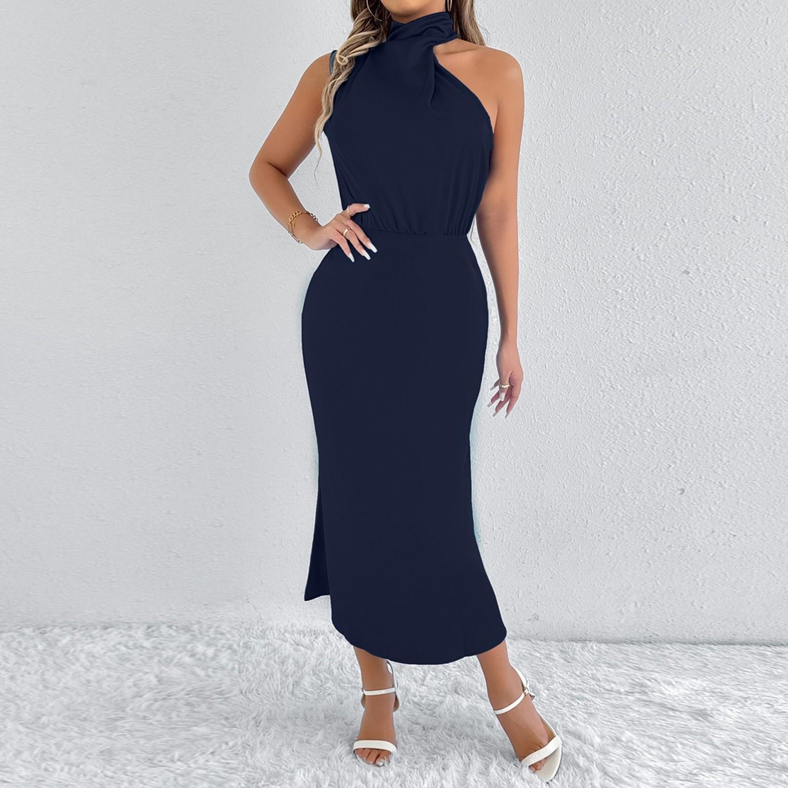 

Женское летнее повседневное платье, многослойные сарафаны без рукавов, пляжные наряды для отпуска XL