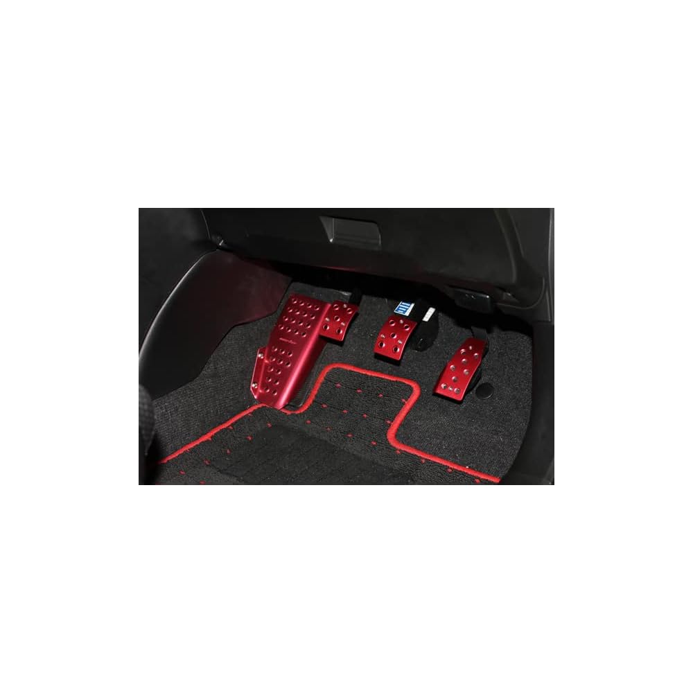 Monster Sport Red Aluminum Sports Driving Pedal Cover for Swift Sport ZC32S/ZC72S/ZD72S MT Vehicles