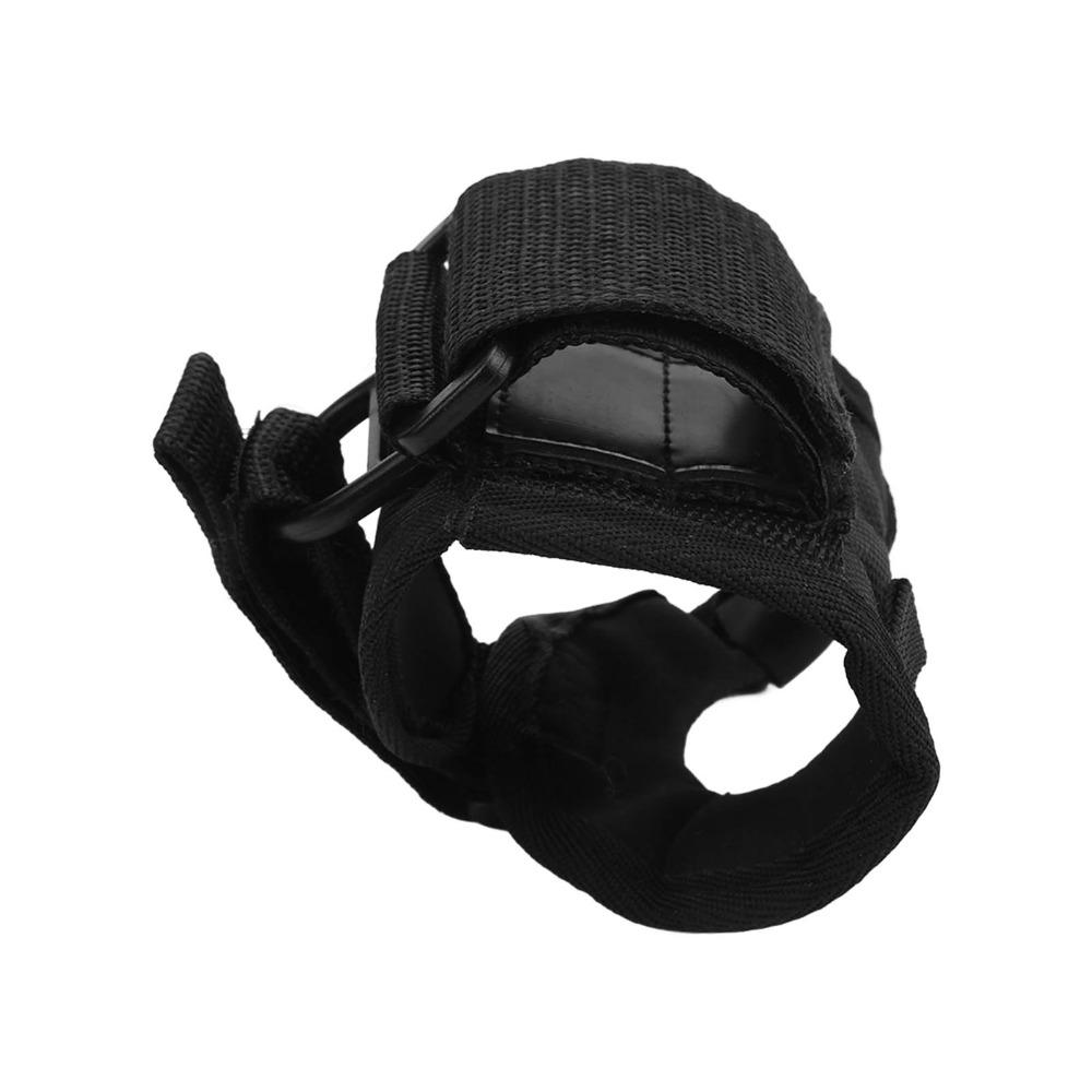 Universal Adjustable Flashlight Holder Black Flashlight Hand Strap Outdoor Camping