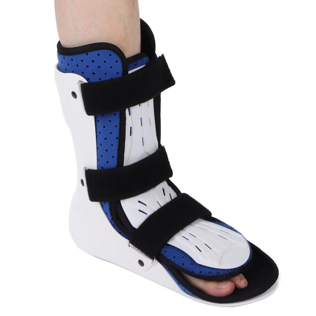 Fracture Boot Short Ankle Foot Drop AFO Brace Orthosis Splint with Front Protection Plate for Ankle Foot Injuries