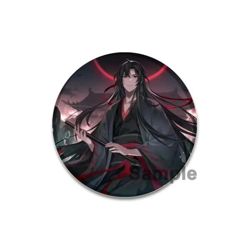 

32/44/58 мм аниме Mo Dao Zu Shi брошь Wei Wuxian Lan Wangji значок ручной работы булавка нагрудная булавка для рюкзака одежда ювелирные изделия аксессуары подарок 58mm