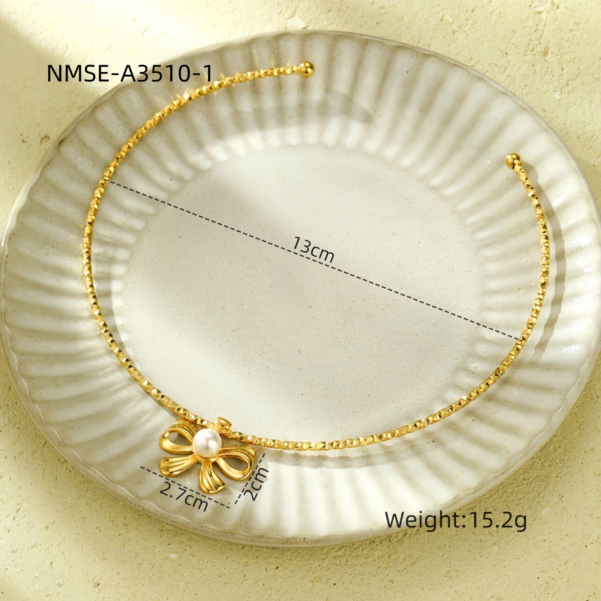 GEMCHIC Women s Stainless Steel Heart Bowknot Choker Necklace