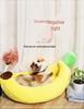 Washable Cartoon Banana Pet Bed for Small/Medium Dogs & Cats - All-Season Use