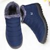 Stiefel Herren Leichte Winterschuhe für Herren Stiefeletten Herren Slipper Lässige Winterstiefel mit Fell Botas Para Hombre Schwarz