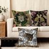 Animals Classical Cushion Cover Plush Fabric Soft DoubleSided Printed Sofa Warm Winter Home Child Gift Pillow Case
