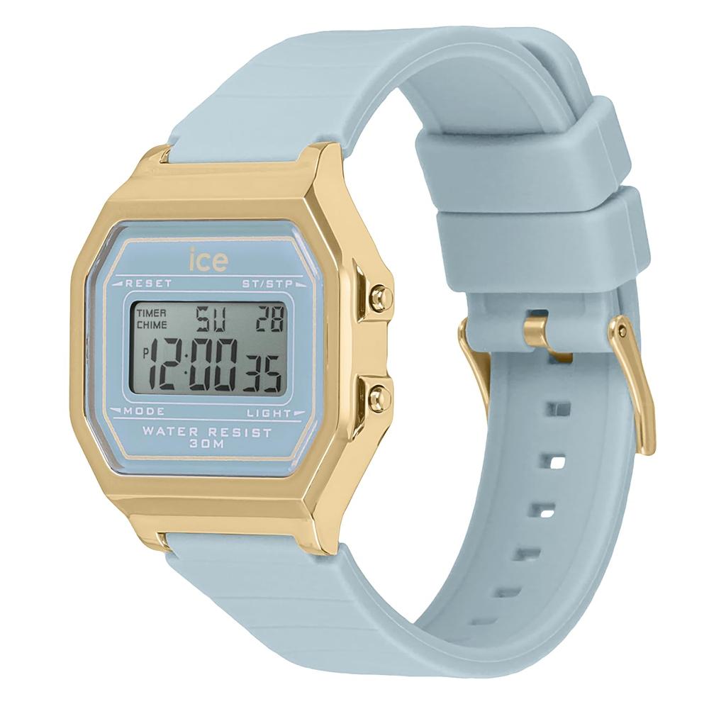 Authorized Distributor Ice Watch Digital Watch 022058 ICE digit Trunkwill Blue Small [Ice watch] Women's