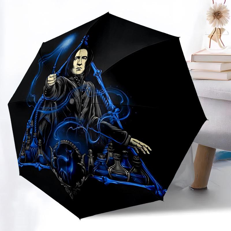 

1pc Harry Potter Automatic Open/Close Umbrella, Christmas Gift for Men Women, Daily Travel Outdoor Use yy251101176