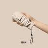 Capsule Sun umbrella Women's sunscreen anti-UV sunshade Clear umbrella dual-use mini five folding super light compact portable
