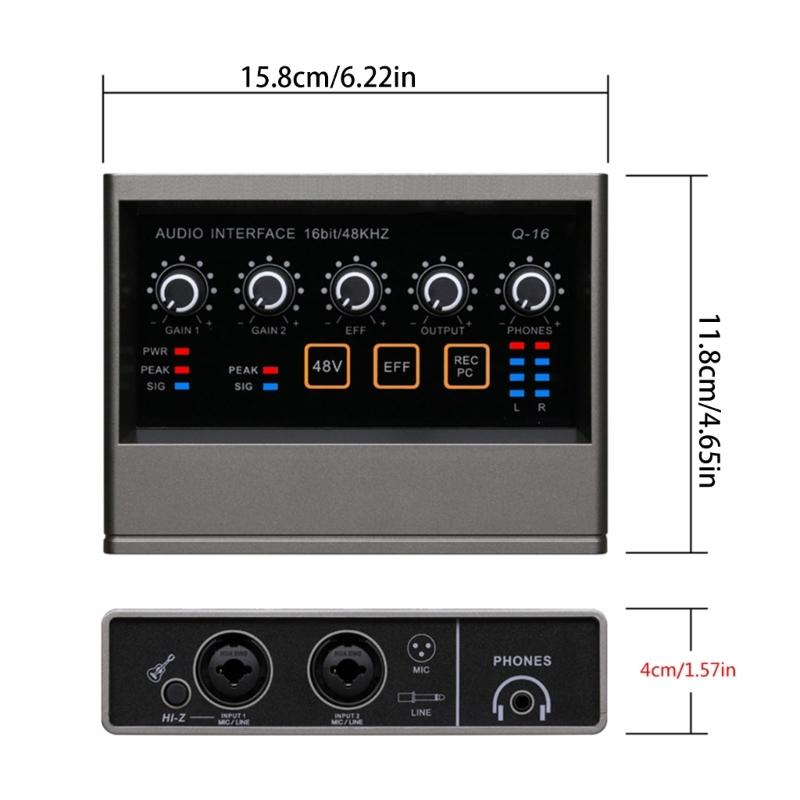 Easy to Use Sound Recording Interface for Various Skill Levels in Home or Studio Settings