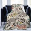 Australian Shepherd Sherpa Fleece Blanket Throw for Home Office Travel Couch Sofa Warm Cozy Lightweight Fleece Bed Blanket Gift