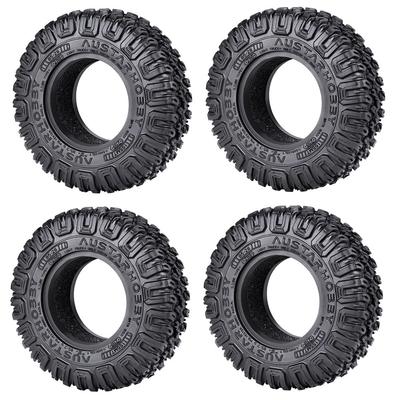 RC Crawler Tires, 1.55 Wheel Tires, RC Tires, All-Terrain Adventure Tires, 85mm, for AX90069 UTB18, MST, and JIMNY