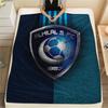 1PC Al Hilal SFC Patterned Flannel Blanket Suitable For All Seasons for Home Decor Warmth and Comfort Gifts Holiday Present