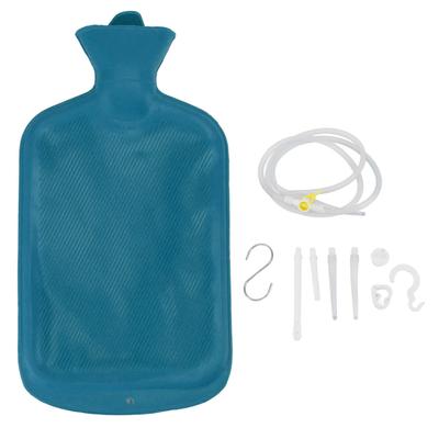 Enema Kit 2L Enema Bag Long Hose Reusable Tips Controlled Water Flow for Colon Detox Cleanse Enemas