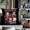 Fashion HHaunted Hoteliou Cushion Cover Antidustmite Pillowcase Invisible Zipper Silky Short Plush Sofa Cushion Cover