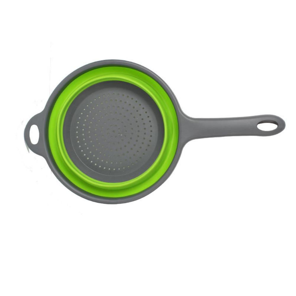 With Handle Collapsible Colander Folding Feature Folding Strainer For Draining Vegetable