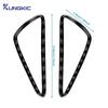 Real Soft Carbon Fiber Sticker For Seat Leon 2005 2006 2007 2008 2009 2010 2011 2012 Car Air Outlet Instrument Panel Trim