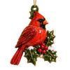 Christmas Tree Hanging Decorations Red Bird Ornament, Acrylic Decor for Holiday Gift Friends Holiday, Festive Pendant Home Party Fireplace, Lovers