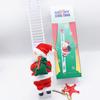 Chimney Santa Claus Climbing Ladder Climb Rop Santa Plush Toy Climbing Santa Claus Doll  Party