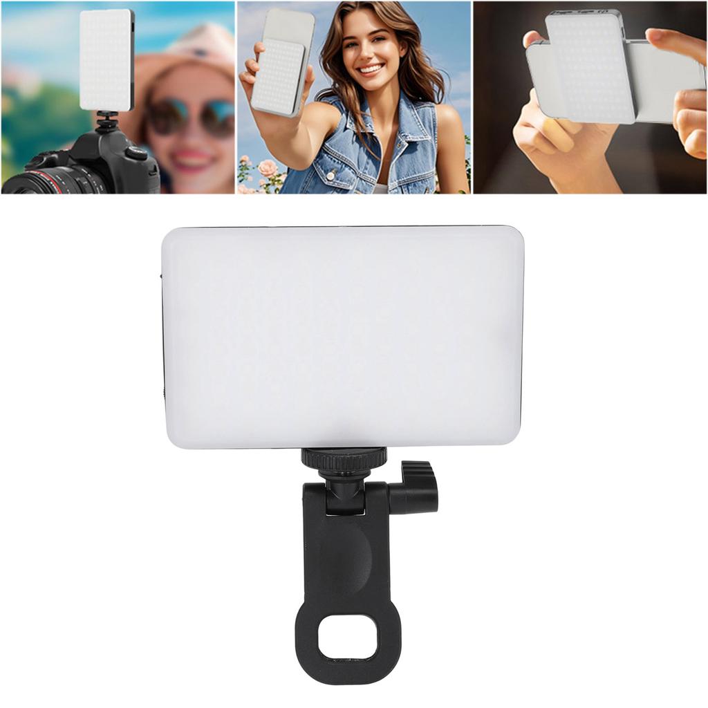 Magnetic Selfie Light Dual Sided Lighting 2500-9000K Dimmable Phone Fill Light for Live Streaming Outdoor Recording