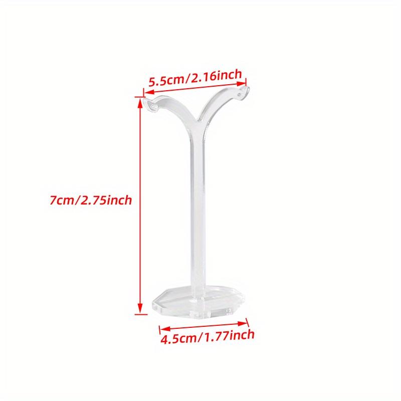 1pc Acrylic Clear Earrings Display Holder Acrylic Jewelry Display Stand Holder Y Shape Stud Earrings Drop Earrings Showcase