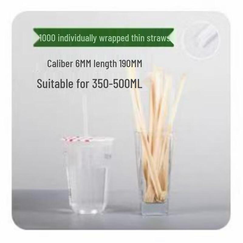 Fresh Life Disposable Paper Drinking Straws