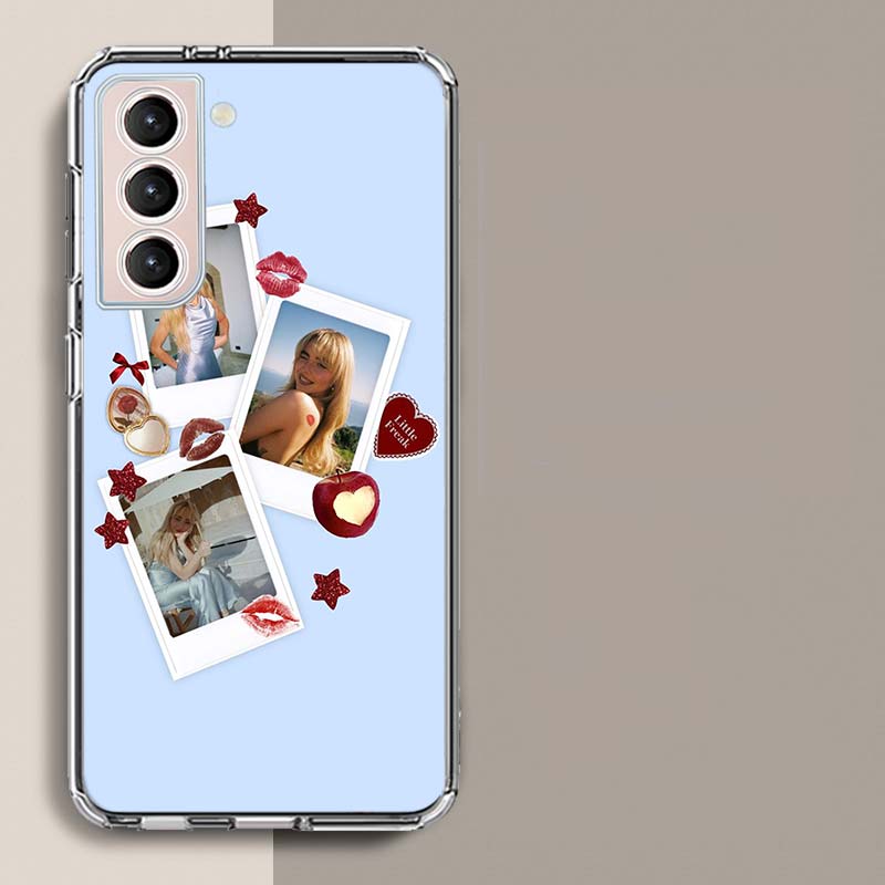 Singer S-Sabrina C-Carpenter Phone Case For Samsung A16 A26 A36 A56 A17 A15 A25 A35 A55 A14 A24 A34 A54 A04S A05S Galaxy Note 20