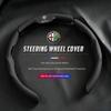 3pcs Steering Wheel Cover Breathable Anti Slip Grip For Junior Tonale Giulia Stelvio 159 Mito Stelvio 147 156 Brera