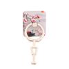 Creative Square Ring Buckle Phone Holder with Metal Adhesive - Women's Vertical Screen Design