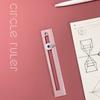 Tool Student Supplies School Offce Supplies Drawing Ruler Compass Ruler Stationery Circle Ruler