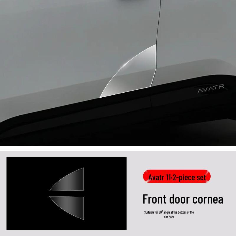 TPU Transparente Lackschutzfolie für Avatr 11 Türkanten, Kratzfest, Vorne & Hinten