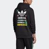 Adidas Originals Trefoil Snowflake Hoodie Sweatshirt Men Tops Black FP7702