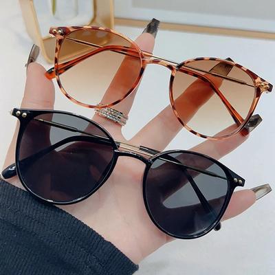 Neue trendige Sonnenbrille mit rundem Rahmen für Damen und Herren, modische Retro-Sonnenbrille, Unisex, UV-Schutz, Brillen, Sonnenschutz