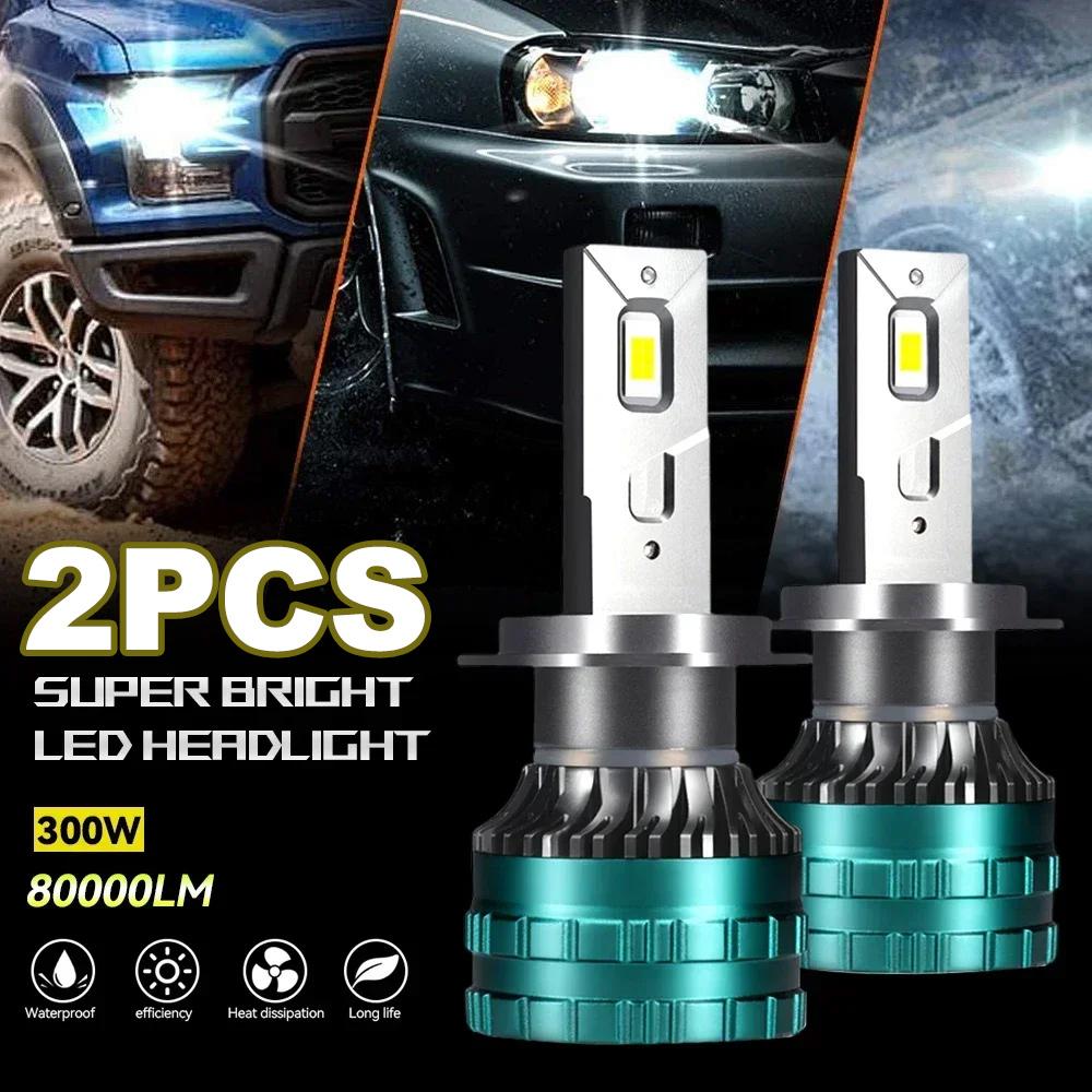 300W Car Canbus LED Headlight H4 LED H7 H8 H9 H11 H1 9005 HB3 9006 HB4 Auto LED Lamp Fog Bulb CSP Chip 30000LM 6000K 12V