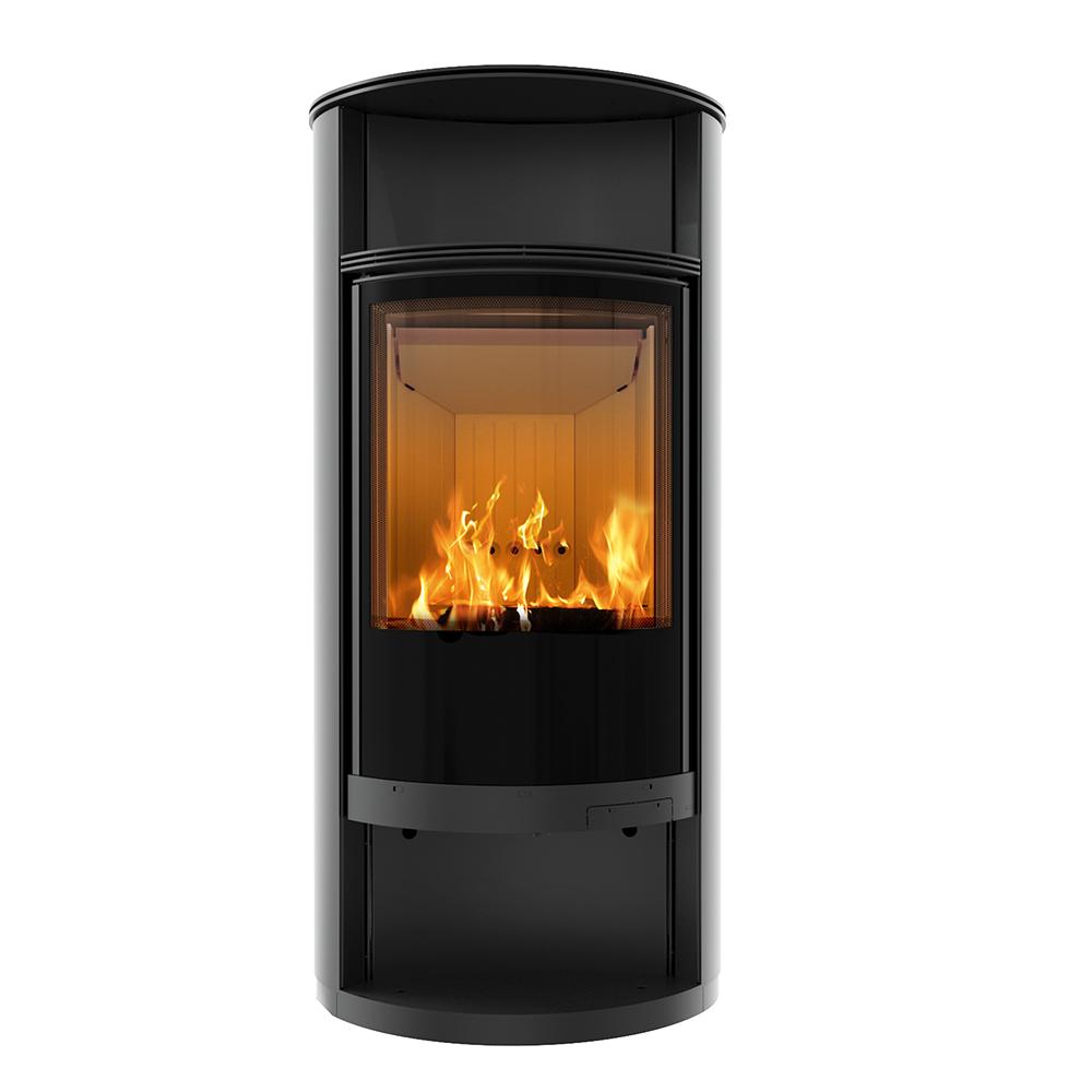 Wood Burning Steel Stove KRATKI RUNA Ø 150 8 kW