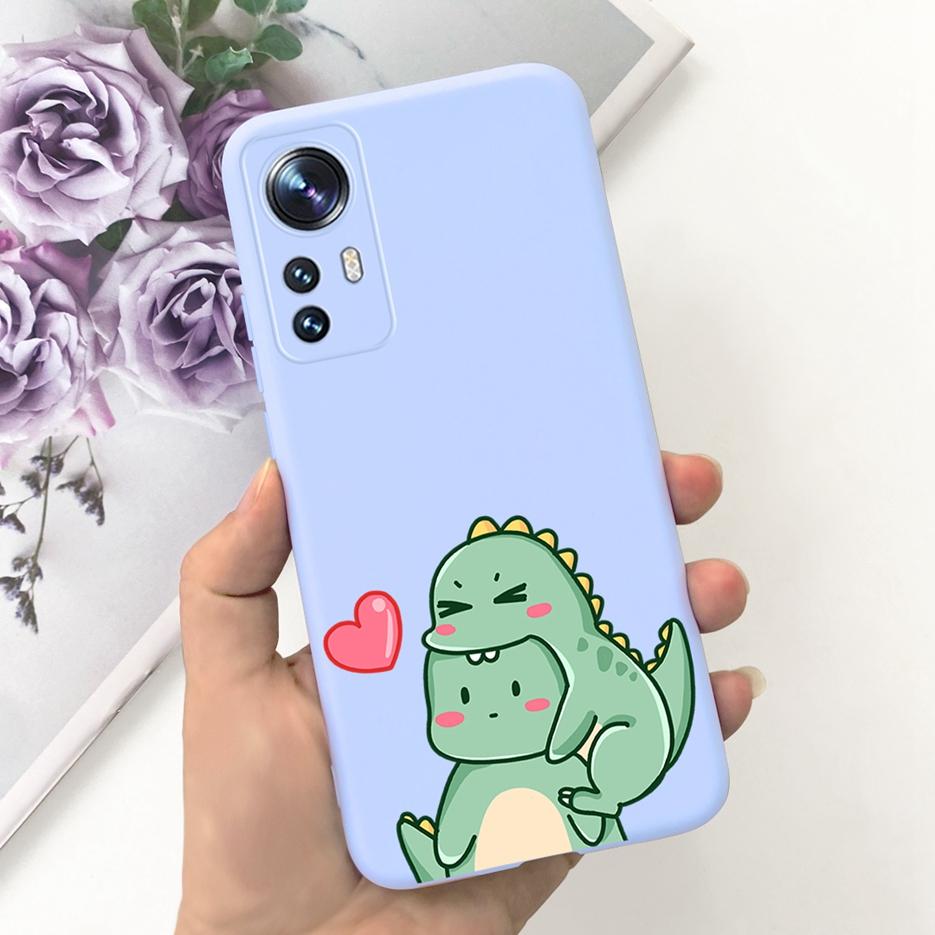 For Xiaomi Mi 12 Lite 5G Case Cute Fashion Cartoon Cover Soft Silicone Phone Case For Xiaomi Mi 12 12X Mi12 Pro 5G Fundas Bumper
