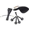 4 4 Violin Chin Rest Chinrest with Tuning Peg Tailpiece Fine Tuner Tailgut Endpin Violin Accessory Kit